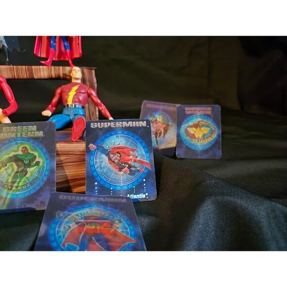 Justice League From DC Comics, Action Figures And Cards. - Picture 5 of 15